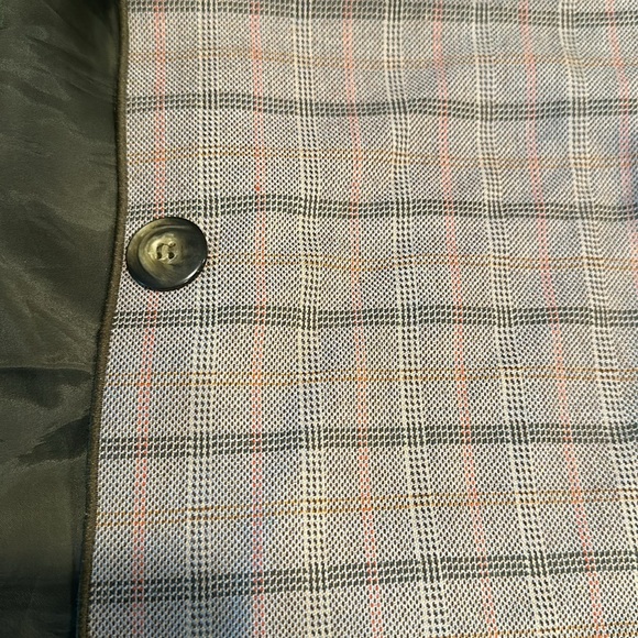 Harve Bernard Wool Grey, Green, Orange Box Jacket size 16 - Picture 13 of 14